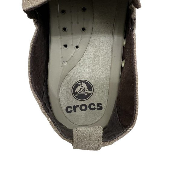 Crocs Walu Slip On Canvas Loafers men's size 12 - Picture 7 of 10